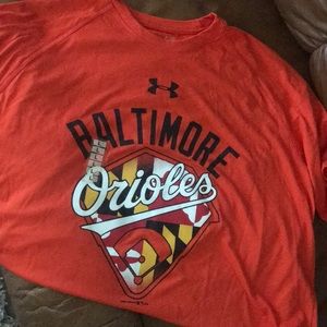 Under Armour Baltimore Orioles heat gear tee